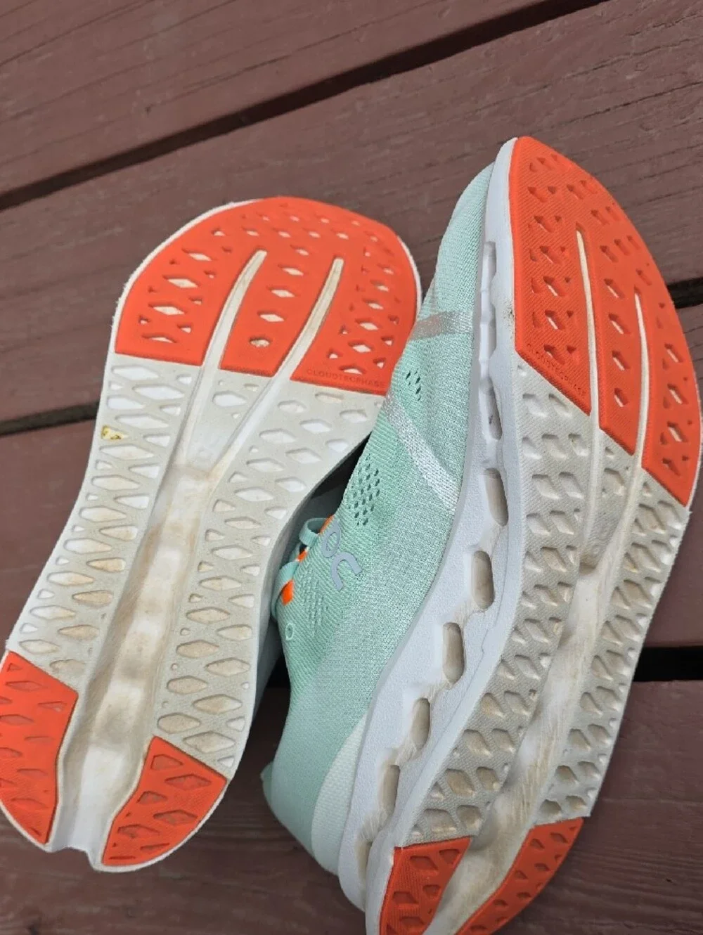 On Running Mint Green Lace-Up Athletic Sneakers with White Tag